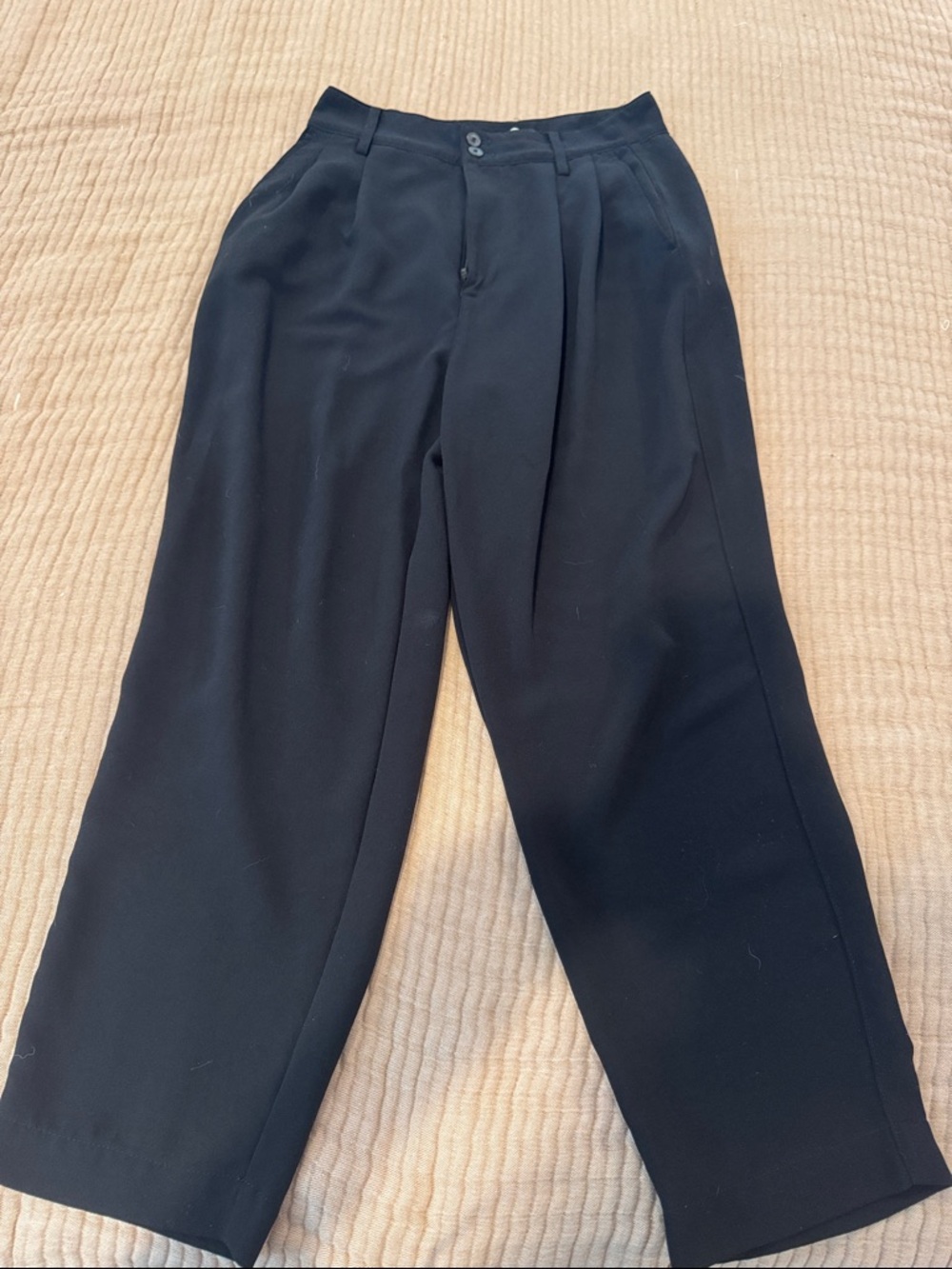 Madewell Classic Black Pleated Women’s Dress Pants